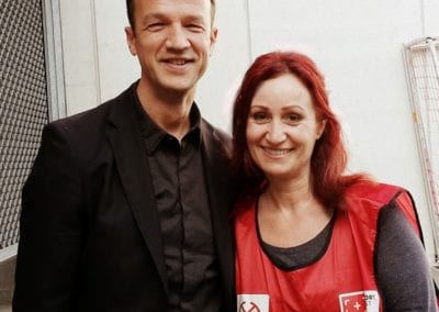 Fredi Bobic´, Vorstand bei Eintracht Frankfurt I Heidi Debbah Maskenbildnerin und Visagistin