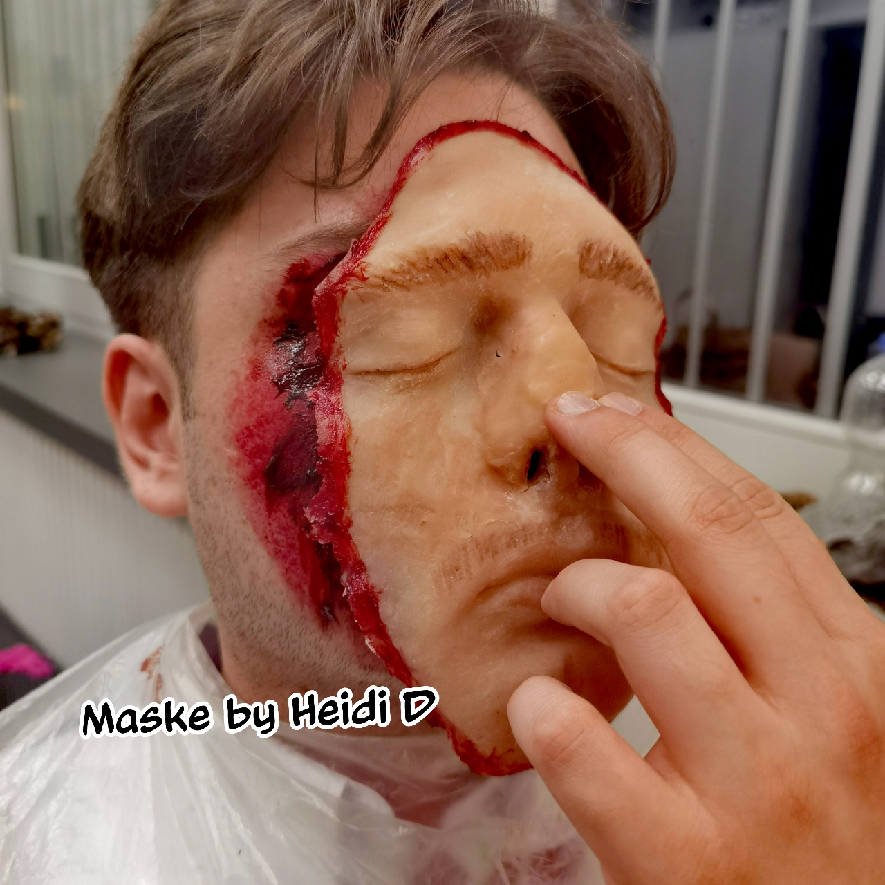 SXF Makeup, rausgerissenen Augen Wunden | Maskenbildnerin & Visagistin Heidi Debbah